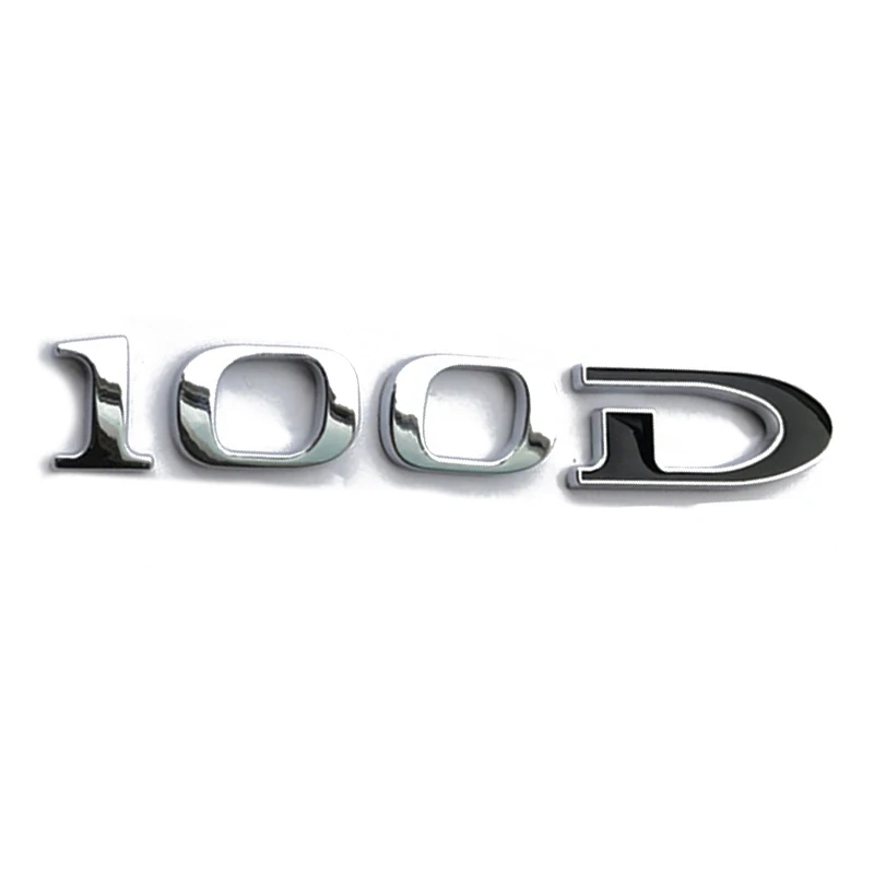 Эмблема слово P100D письмо логотип значок для Tesla модель S модель X P100D 90D 85D и т. Д