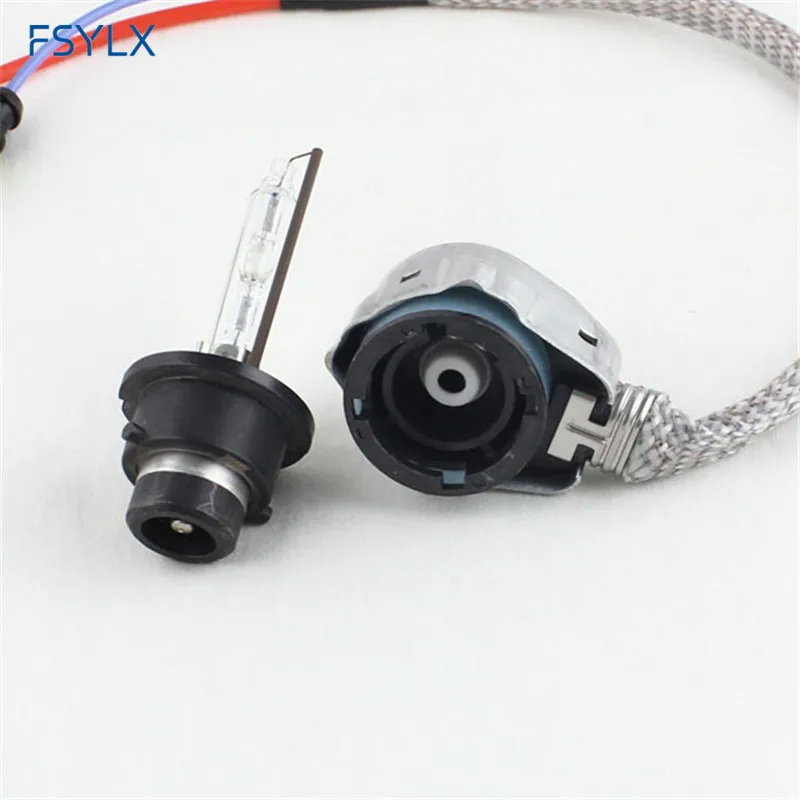 FSYLX D2S D2C HID ксеноновая лампа фары + D2 усилитель Жгут проводов 35 Вт Автомобильная