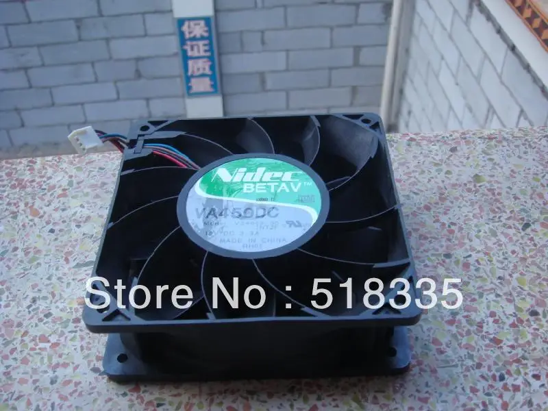 Для Nidec 12038 PWM function 3.3A 12V 12CM насильственный вентилятор VA450DC V34809 35|12cm fan|fan 12cm12cm 12v fan |