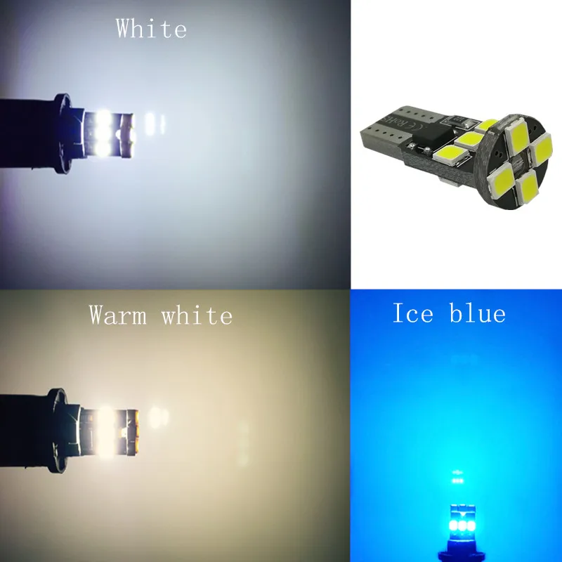 1pcsT10 W5W 194 белый Canbus OBC без ошибок автомобильная лампа светодиодная подсветка