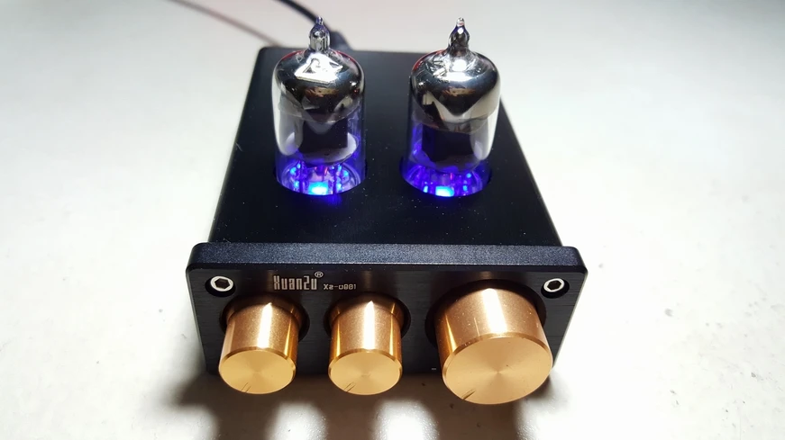 Мини вакуумный трубчатый Предварительный усилитель HiFi Audio 6J1 клапан