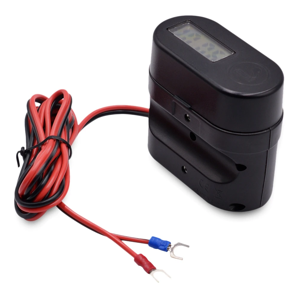 VicTsing мотоцикл прикуриватель вольтметр время дисплей водостойкий В 12 Dual USB