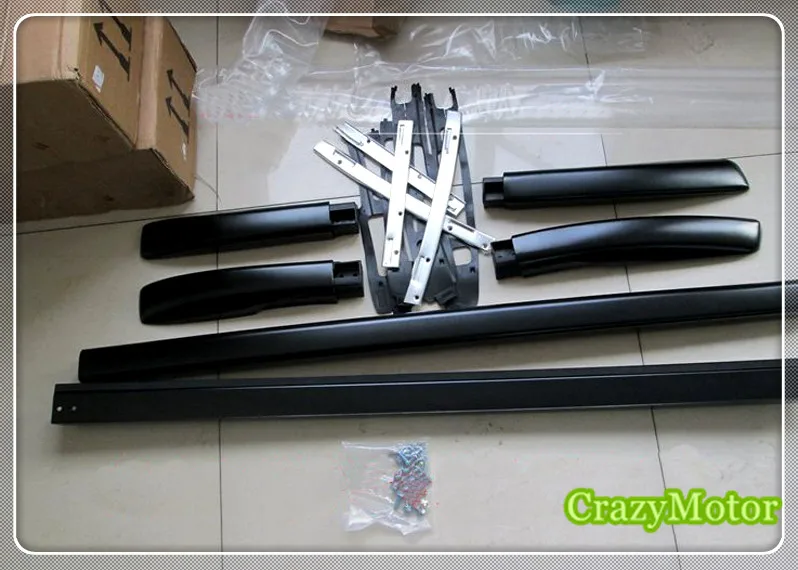 Черный цвет Топ Рейлинги на крышу багажника для Mitsubishi ASX/Outlander sport 2010 2011 2012 13 14 15
