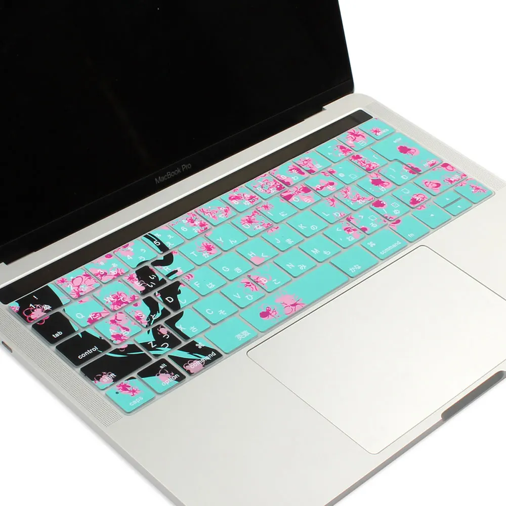 Batianda Pro 13 3 Cherry японский Клавиатура кожного покрова для 2016/MacBook 2017 retina 15 дюймов с Touch