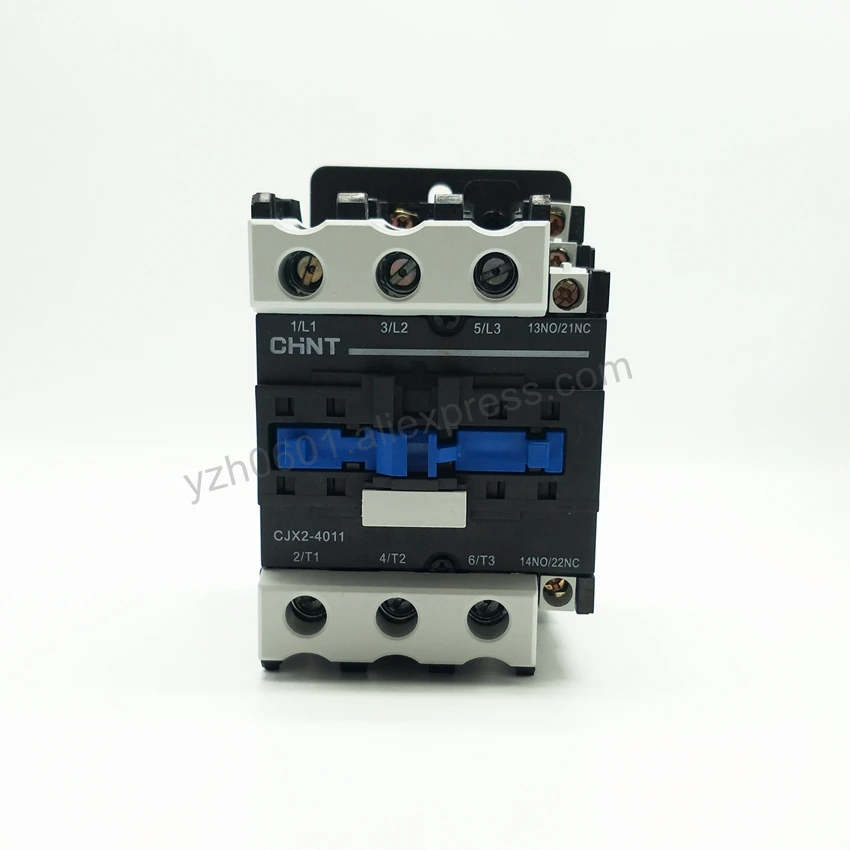 Оригинальные Chint CJX2-4011 контактор переменного тока 1NO + 1NC 40A напряжение катушки 380 В