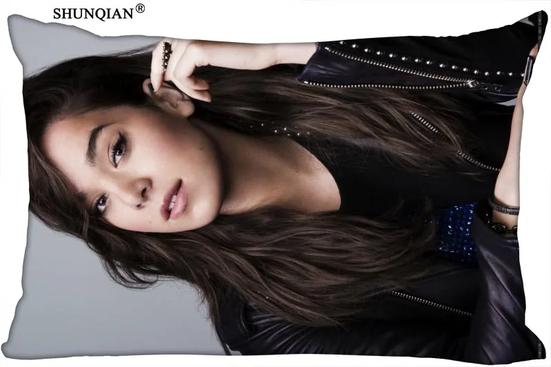 Новинка наволочка Hailee Steinfeld на молнии ремень размеров 45x35 см 40x60 45x75 50x75 (две
