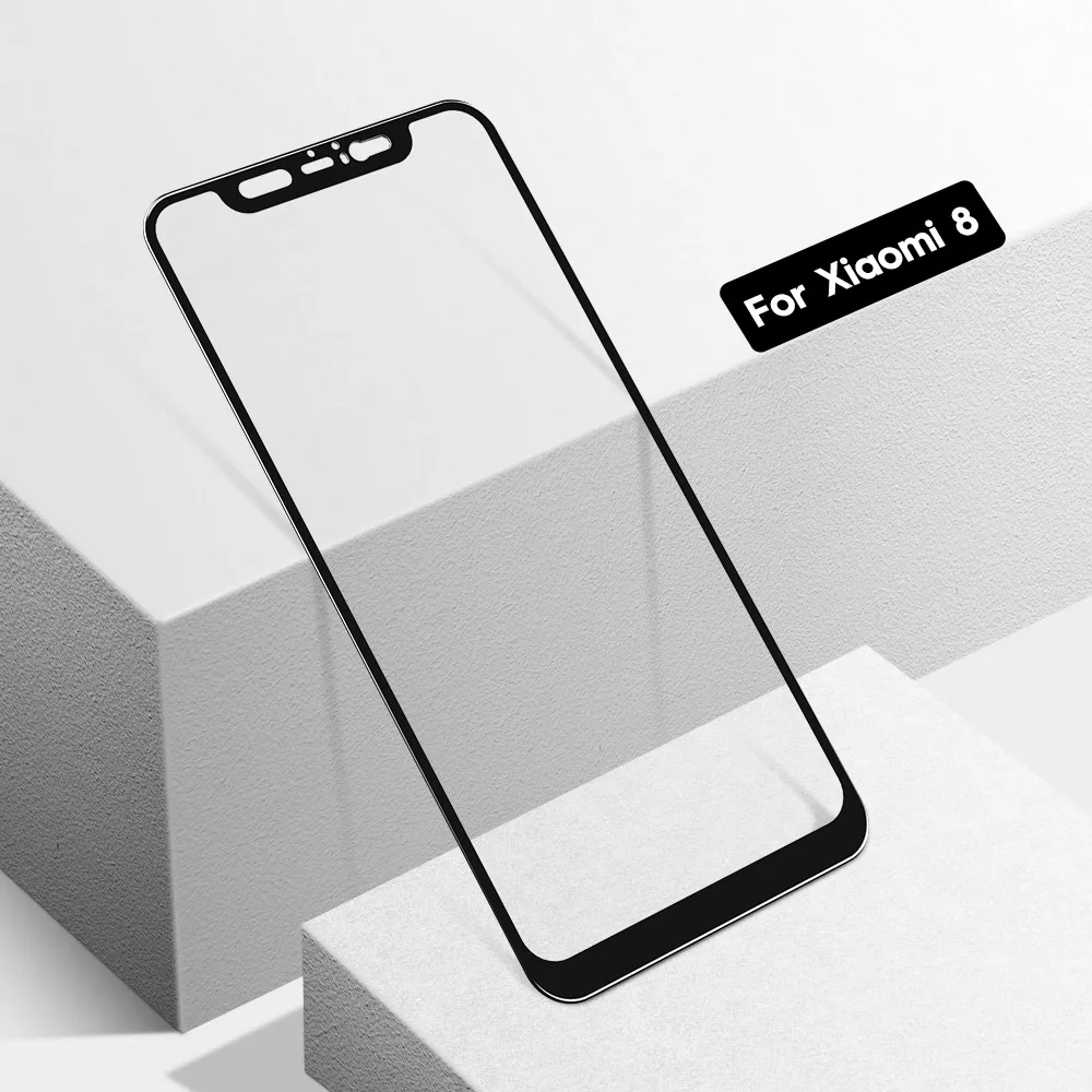 

2 PCS Protective Glass For Xiaomi Redmi Note 6 Pro 5 KISSCASE Tempered Glass For Xiaomi Pocophone F1 Mi 8 A1 A2 Screen Protector