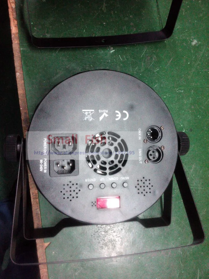 4x Лот плоский светодиодный луч моющийся движущийся сценический свет 9x10 Вт RGBW