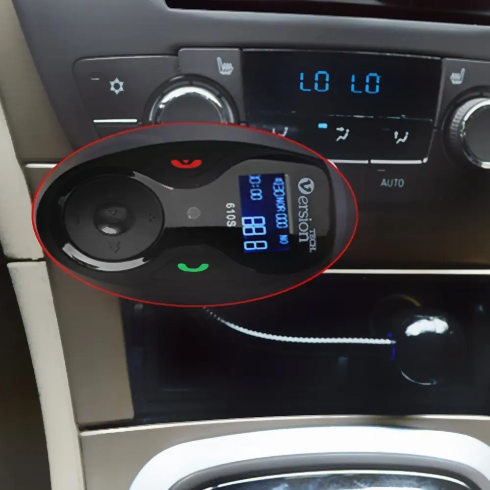 Универсальная ЖК-дисплей Дисплей Bluetooth Беспроводной автомобиля MP3 FM передатчик