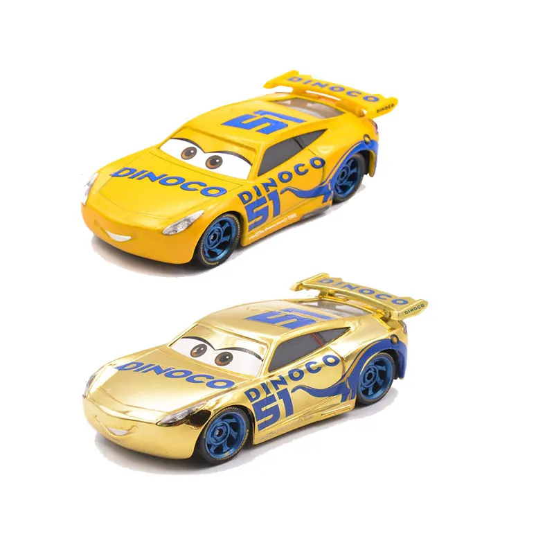 1:55 игрушки из металлических сплавов автомобиля Disney Pixar Машинки 3 Dinoco Cruz Ramirez No.51
