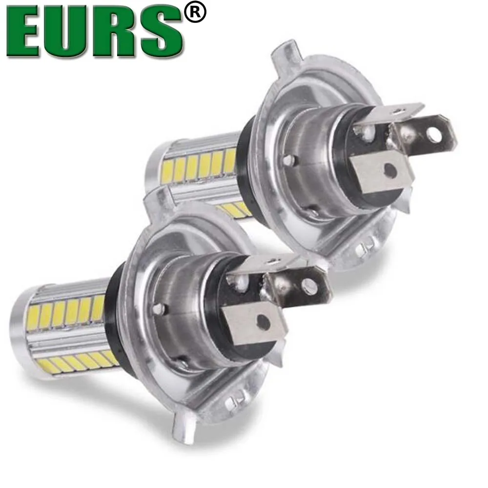 EURS мотоцикл автомобиль 6000 K H4 33SMD дневные ходовые огни ближнего света