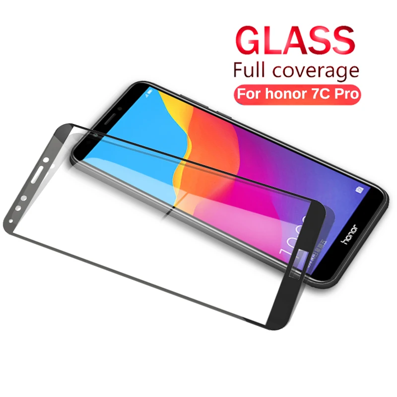 Protective glass on honor 7a for huawei 7x 7c pro 7 a x c a7 c7 x7 screen protector honer 7apro protection armor tempered film |