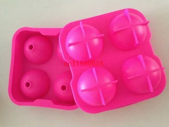 

50 компл./лот, бесплатная доставка, фотосфера, большой круглый шар, ледяной кубик, форма для подноса