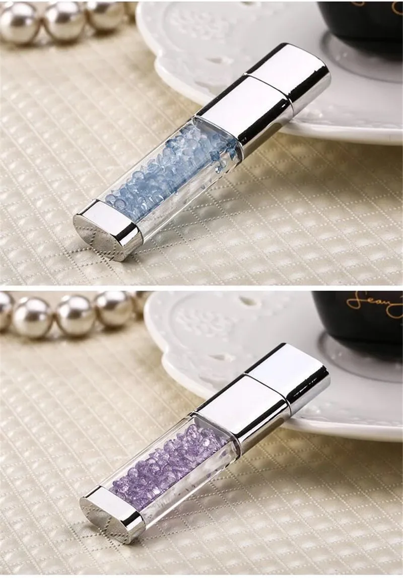 USB флешка 64 ГБ 4 ГБ металлический Флешка 16 Гб usb-накопитель с украшением флеш-накопитель 32 ГБ Флэшка Кристалл 8 Гб usb-носитель Flash 128 ГБ Подарочный логотип