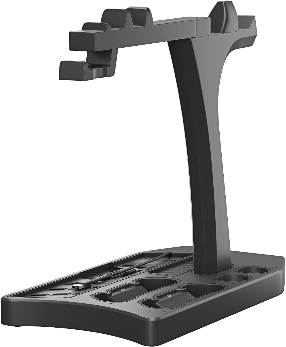 Витрина для PSVR PS4 Pro Slim с подставкой зарядки VR Playstation 4 вертикальная подставка