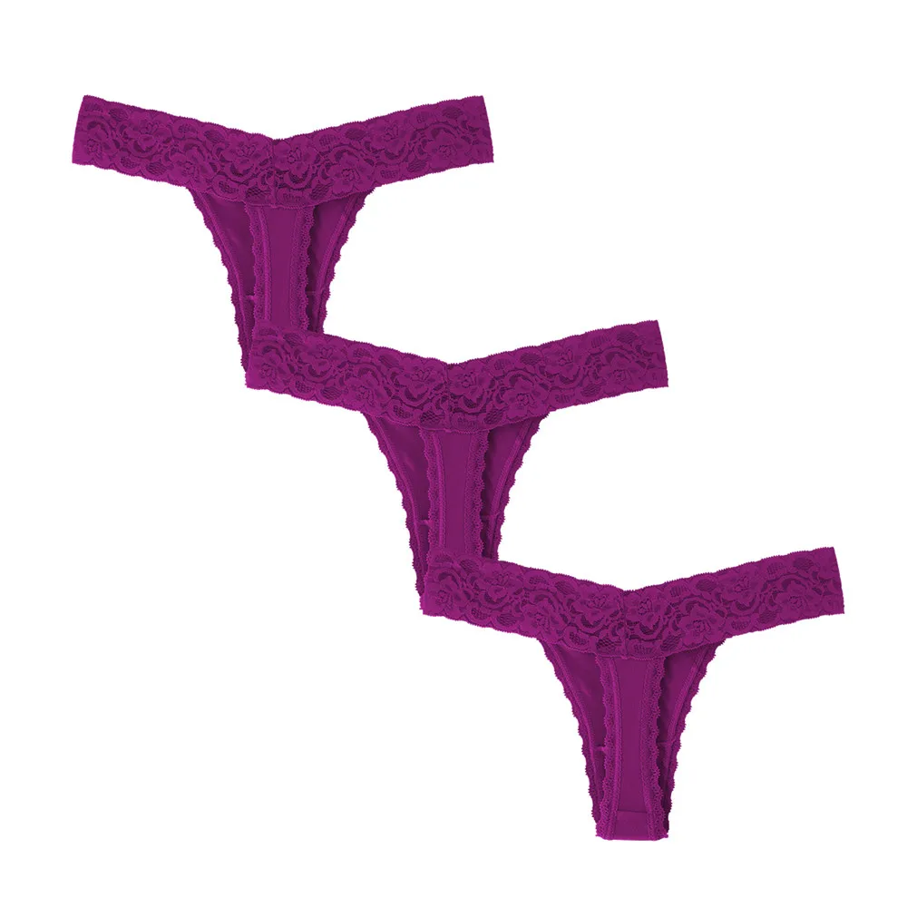 purple GAREDOB A+(американский размер xs-xl) сексуальные трусики хлопковые трусики для женщин стринги 3D пошив Танга комфорт гарантировано - Цвет: purple