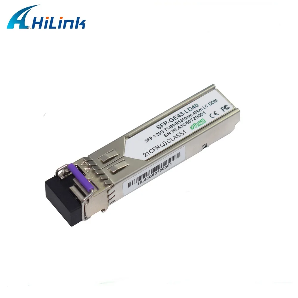 1 пара разъемов 1000BASE BX 25G BIDI SFP 1490/1310 40 км DDM SC|sc connector|sc scsc sfp |