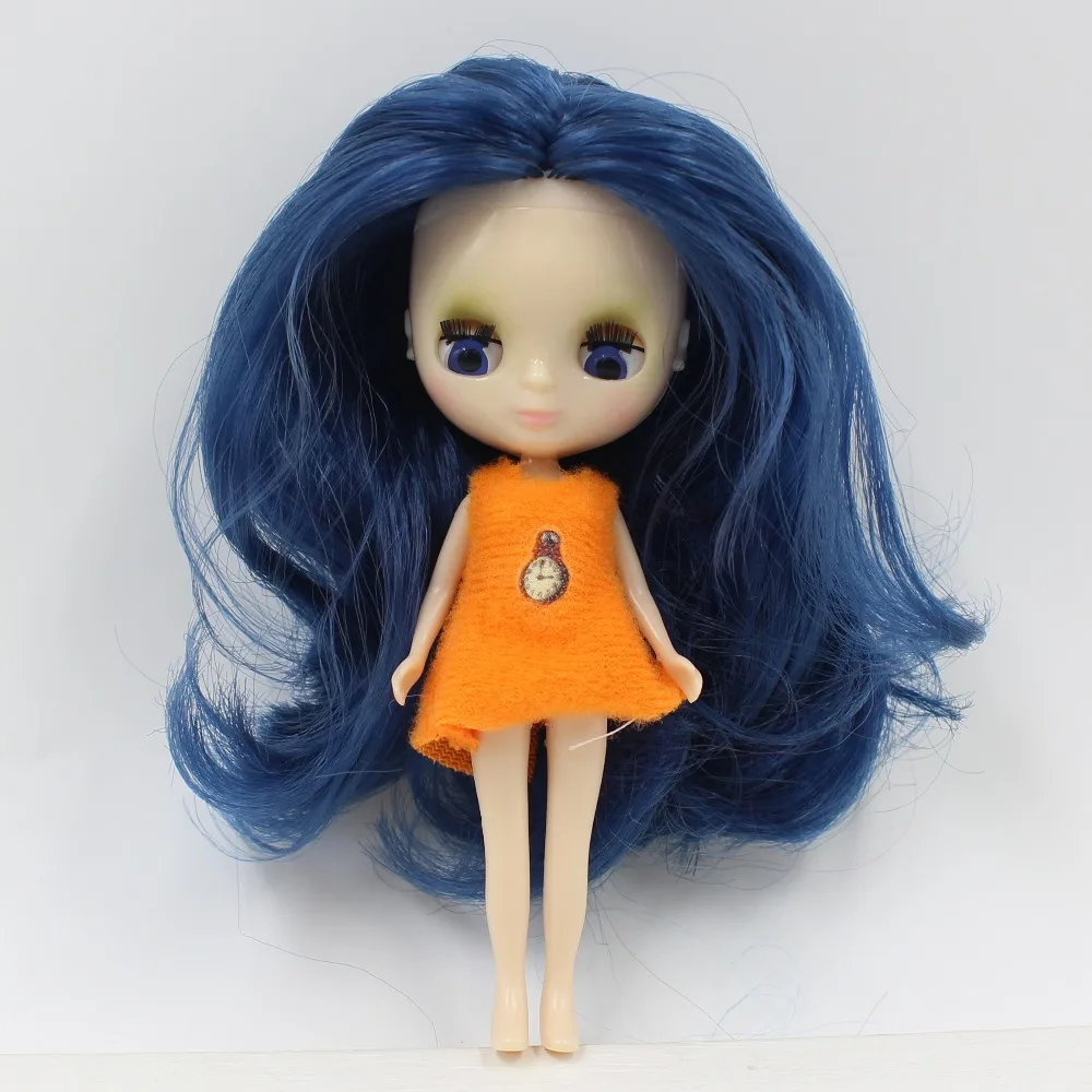 DBS blyth мини-кукла игрушка 10 см Обнаженная кукла Красочные длинные волосы | Игрушки