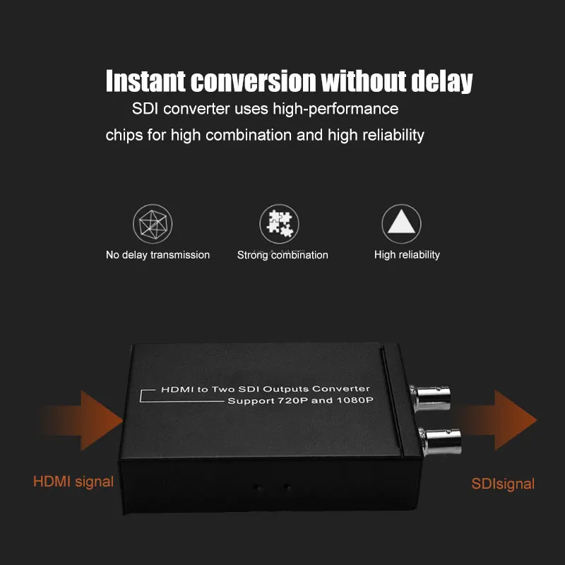 Новый цифровой преобразователь с HDMI на 2 SDI выходов поддержка 720P 1080P
