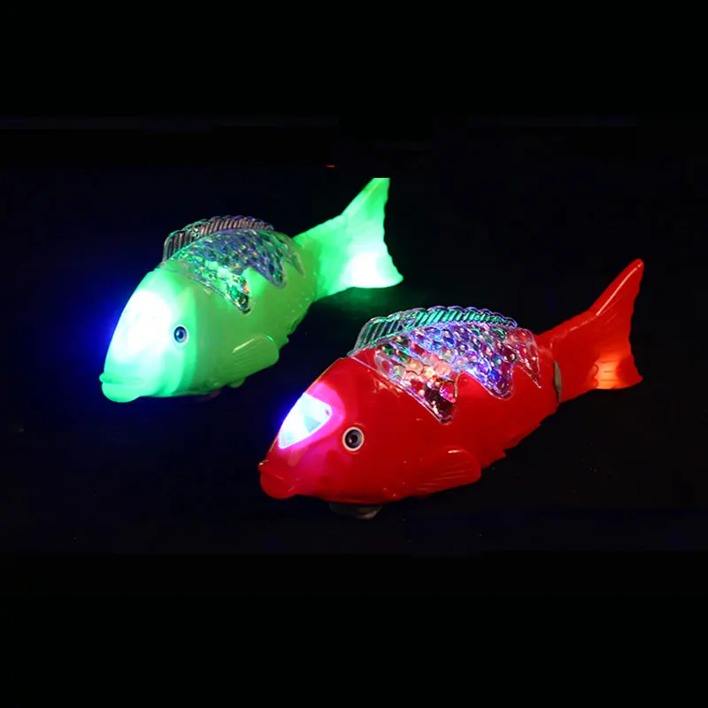 5 шт./лот светодиодные качели в виде рыбок светящиеся Цветные мигающие лампы