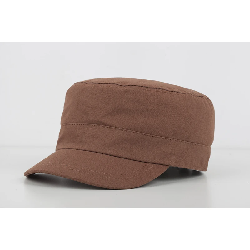 

Hot Selling New 2016 Fashion Summer Adjustable Classic Army Plain Vintage Hat Cadet High quality