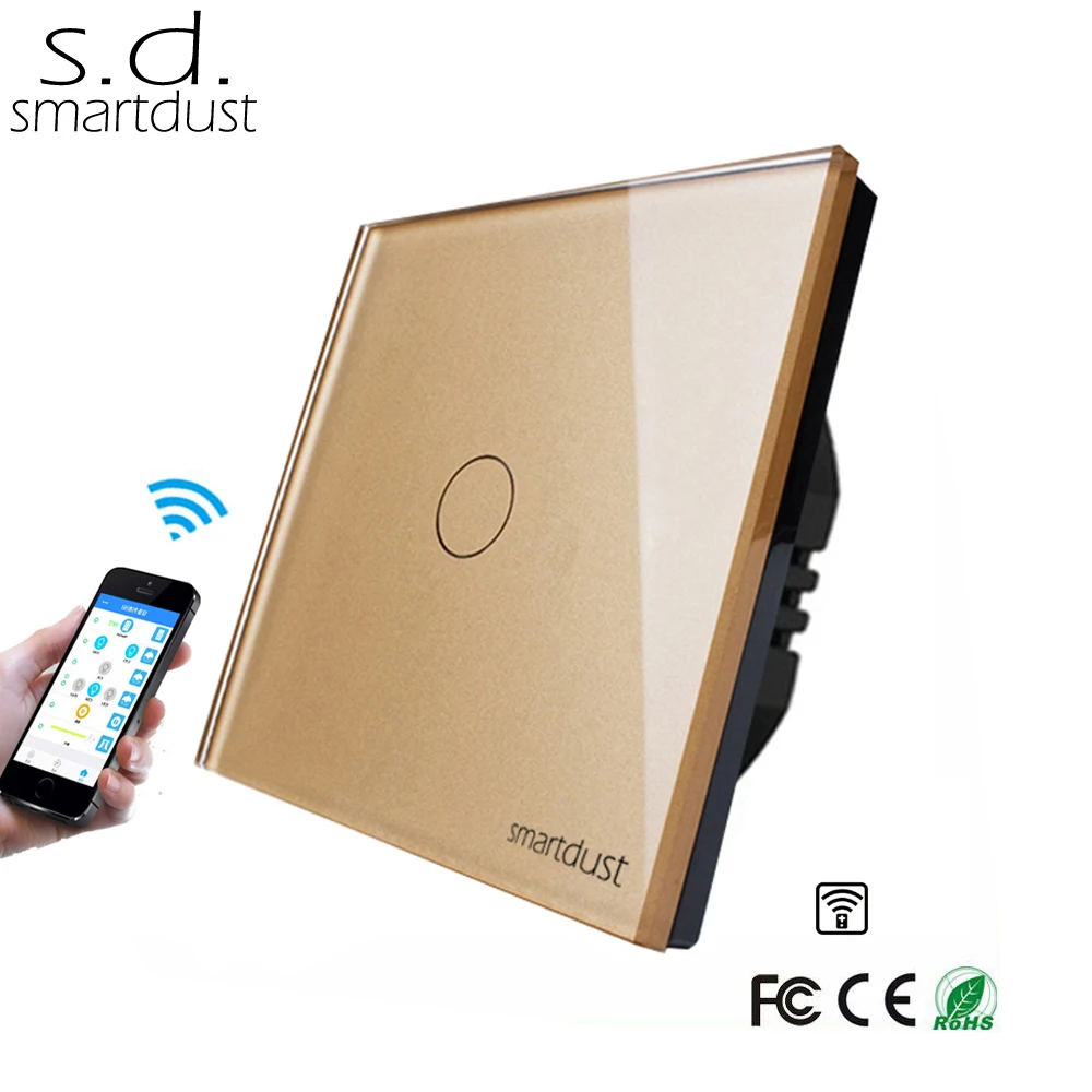 Smartdust ЕС Wifi переключатель 1 банда дистанционного управления Tuya Smartlife приложение