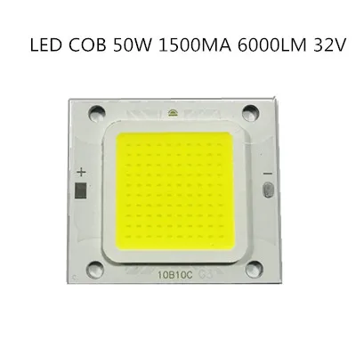 COB 4640 настоящий 50 Вт 1500MA 6500LM 32V 35mli светодиодные лампы с бусинами теплый холодный