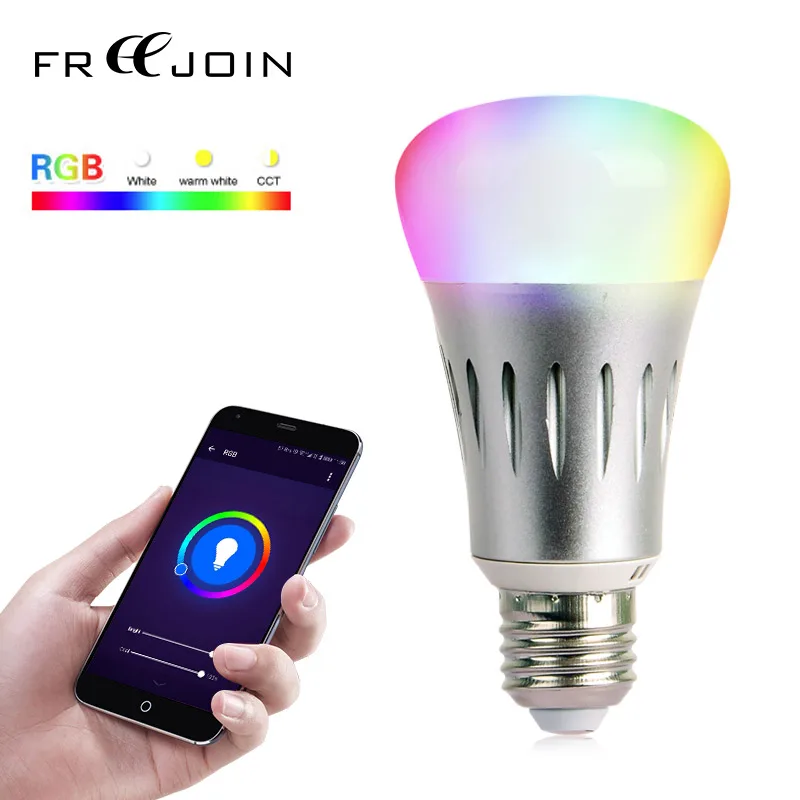 Светодиодные лампы Диммер Wifi Smart лампочки удаленного Управление Led Цвет
