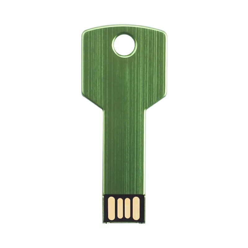 Бесплатная доставка 16 ГБ 32 64 металл красочные ключ 2.0 USB флэш-накопитель U диск