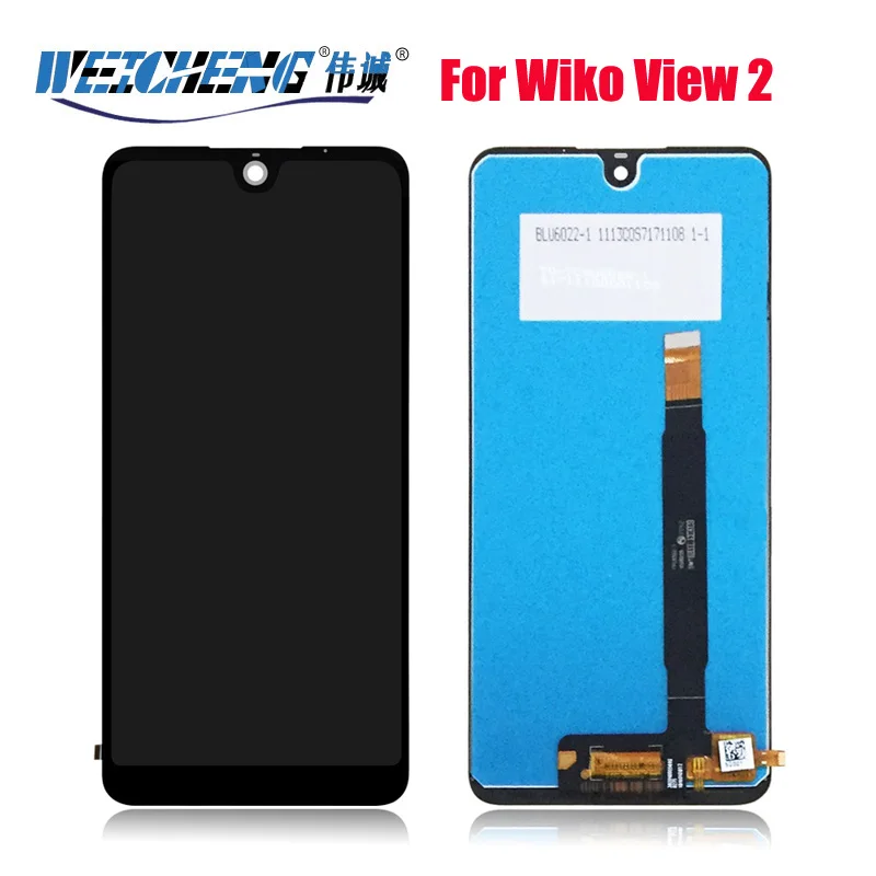 ЖК дисплей для Wiko View 2 сенсорный экран с дигитайзером стеклянная сенсорная панель