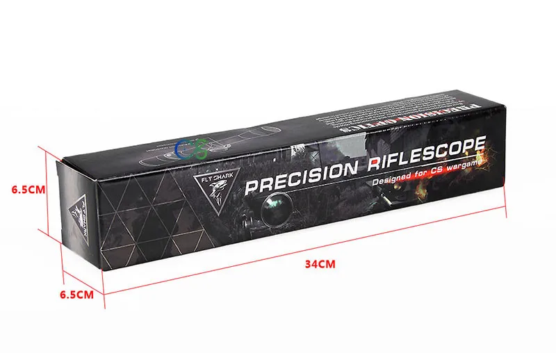Fly Shark прицел тактический 3x-9x32 прицел 25,4 мм трубка черный голографический прицел для наружного охоты gs1-0332