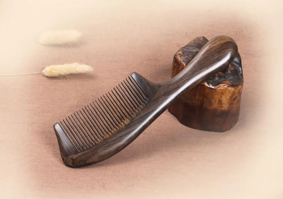 Щетка для волос из сандалового дерева натуральная антистатический массажер|massage