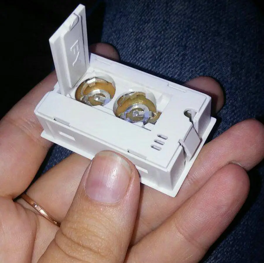 Встроенный электронный цифровой измеритель температуры и влажности lcd белый