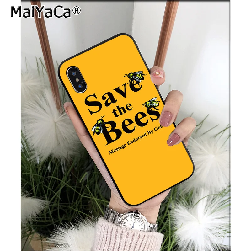 MaiYaCa Тайлер the creator Golf bees Силиконовый ТПУ мягкий черный чехол для телефона Apple iPhone 8