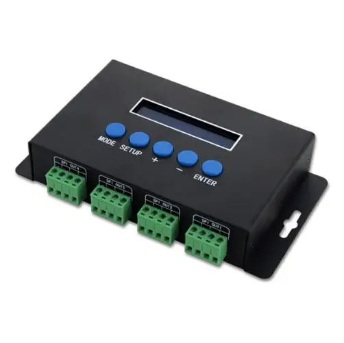 

BC-204;Artnet to SPI/DMX pixel light controller;Eternet protocol input;680pixels*4CH+ One port(1X512 Channels) output DC5V -24V