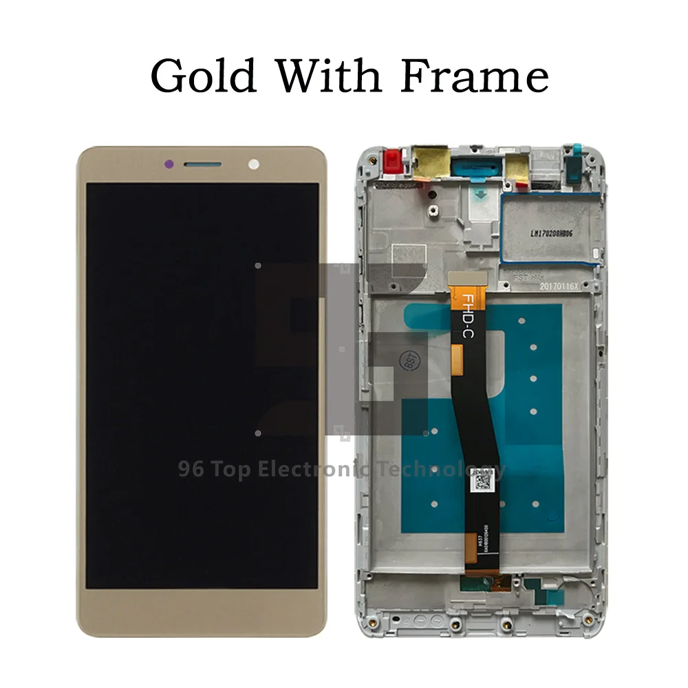 AA + качество ЖК дисплей с рамкой 5 ''для Huawei Mate 9 lite BLL L23 сенсорный экран