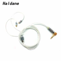 free shipping haldane mmcx cable for shure se215 se315 se535 se846 headphone cables cord 3 5mm silver plated copper cable