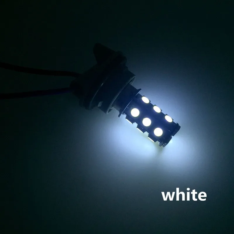 10x Blanc/Rouge/Jaune/Vert/Ambre 7443 T20 18 SMD 5050 Светодиодный Ampoule lampe entral Voiture Sourse Lumiere Clignotant Feu de Recul |