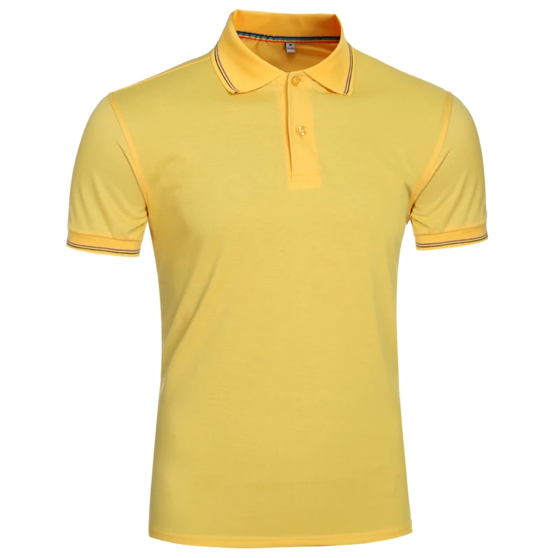 

Vogue Men T-shirt Vogue Lapel Short-sleeved Solid Tees Slim Fashion Casual Cotton Breathable Pullover Men Clothing Top