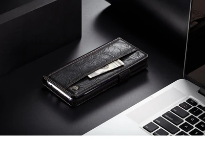 Black Для Coque iPhone 8 Роскошный Ретро кожаный бумажник с кармашком для карт флип чехол для Etui iPhone 8 iPhone8 кошелек книжная полка - Цвет: Black