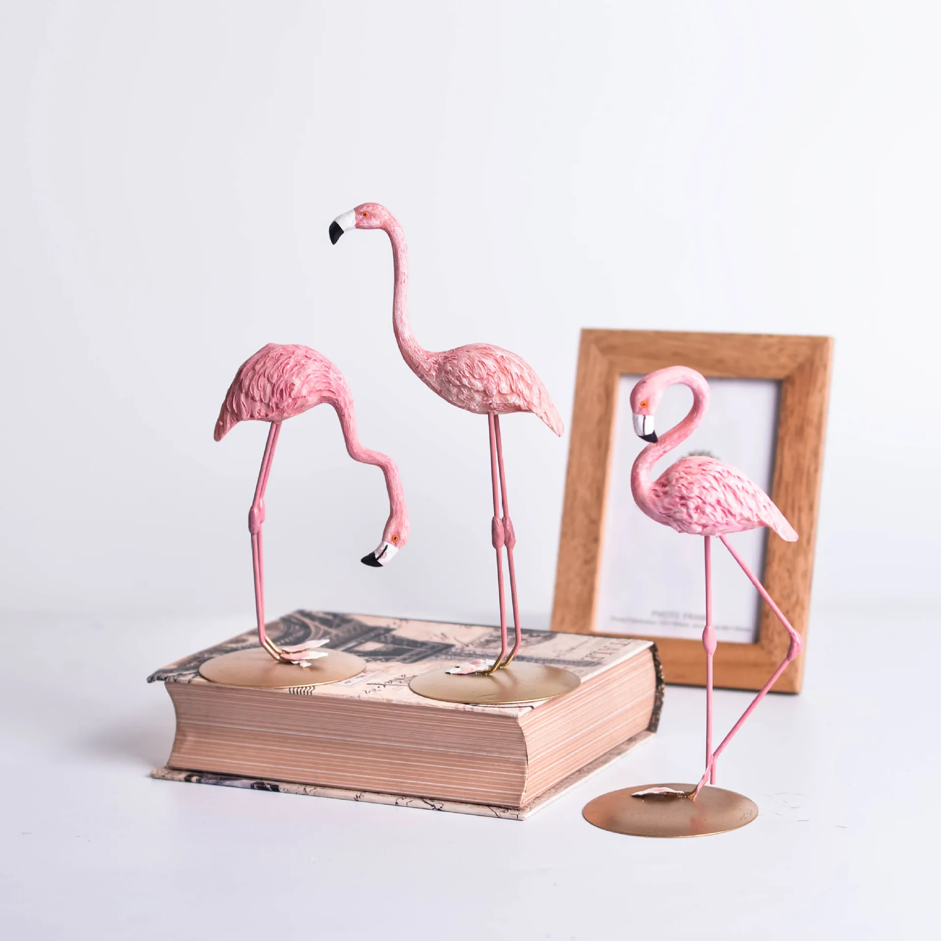 Украшение в виде розового фламинго для гостиной Скандинавское украшение