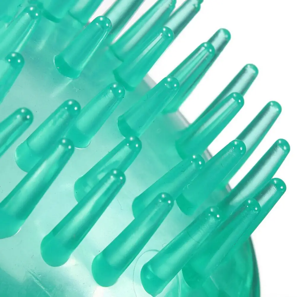 Силиконовая Массажная расческа для мытья волос и головы 1 шт. 9X7 см обезболивающее