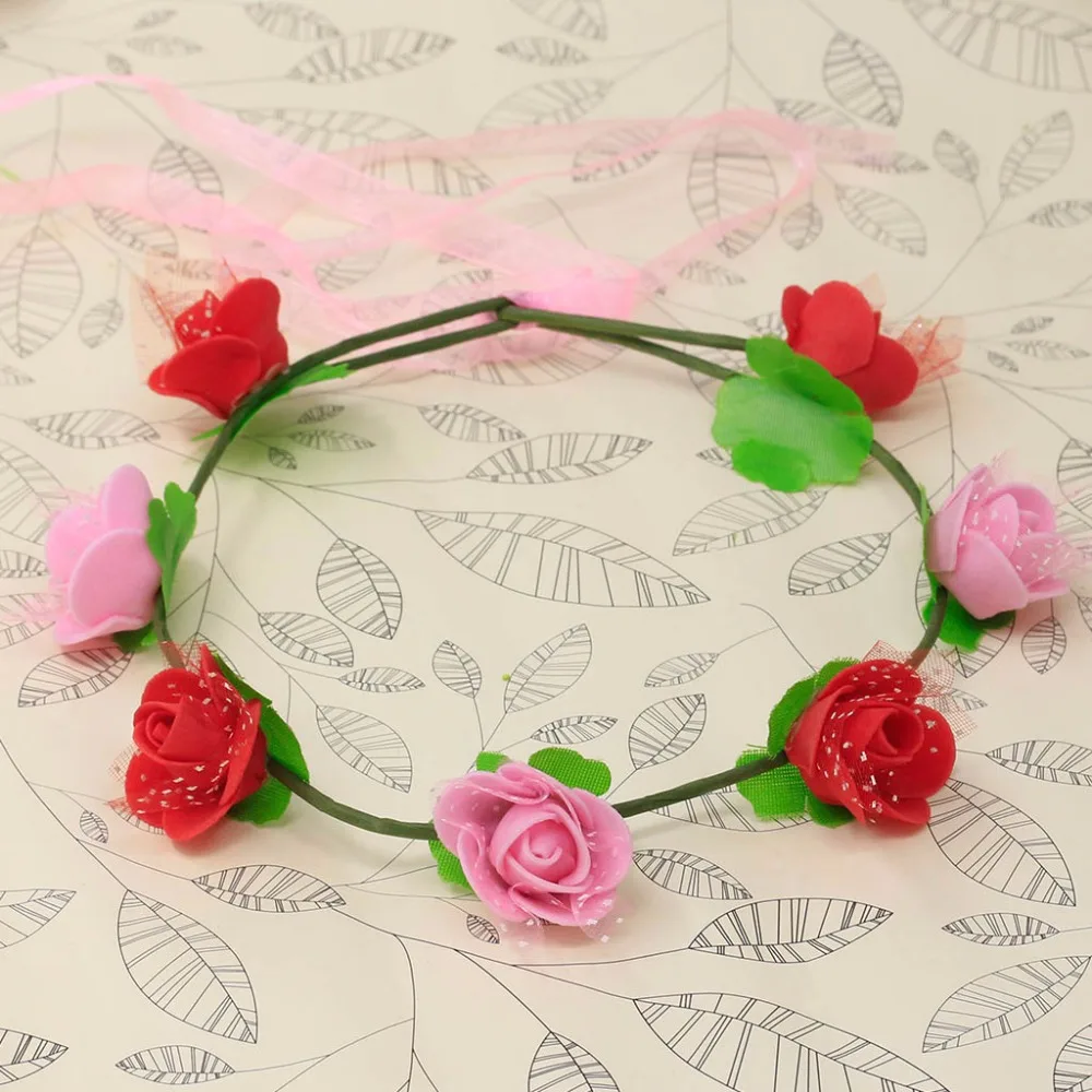 Женская повязка на голову с цветами и листьями|headband bride|leaf headbandbridesmaid hairbands |