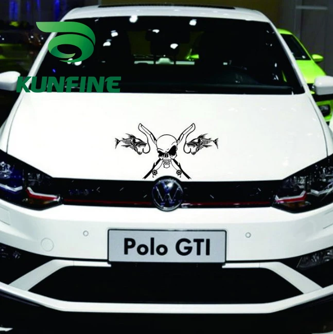 Стикер для стайлинга автомобиля KUNFINE автомобильный стикер с рыбалкой виниловая
