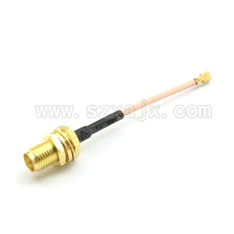 

JX Antenna extension cord 5pcs RF coaxial Cable 15CM RG178 cable SMA Jack Female to uFL/u.FL/IPX/IPEX Connector for PCB antenna