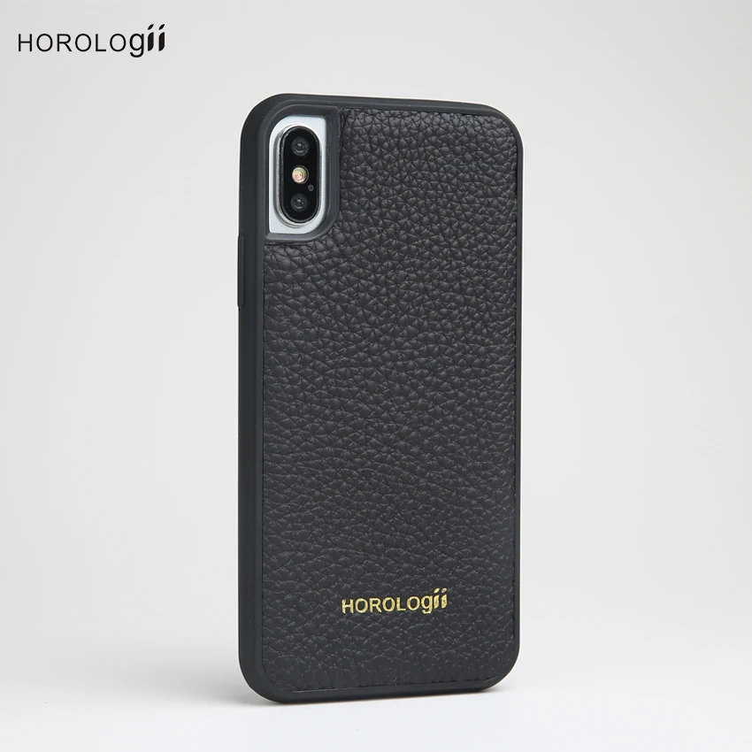 Horolgii Best Selling Germany calf skin for iphone X Xs case luxury mobile accessories custom name service dropship |