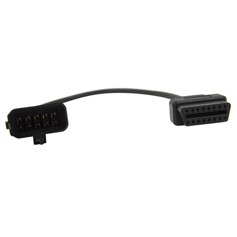 10Pin для 16Pin OBD2 автомобиля Диагностика расширения инструмент Соединительный