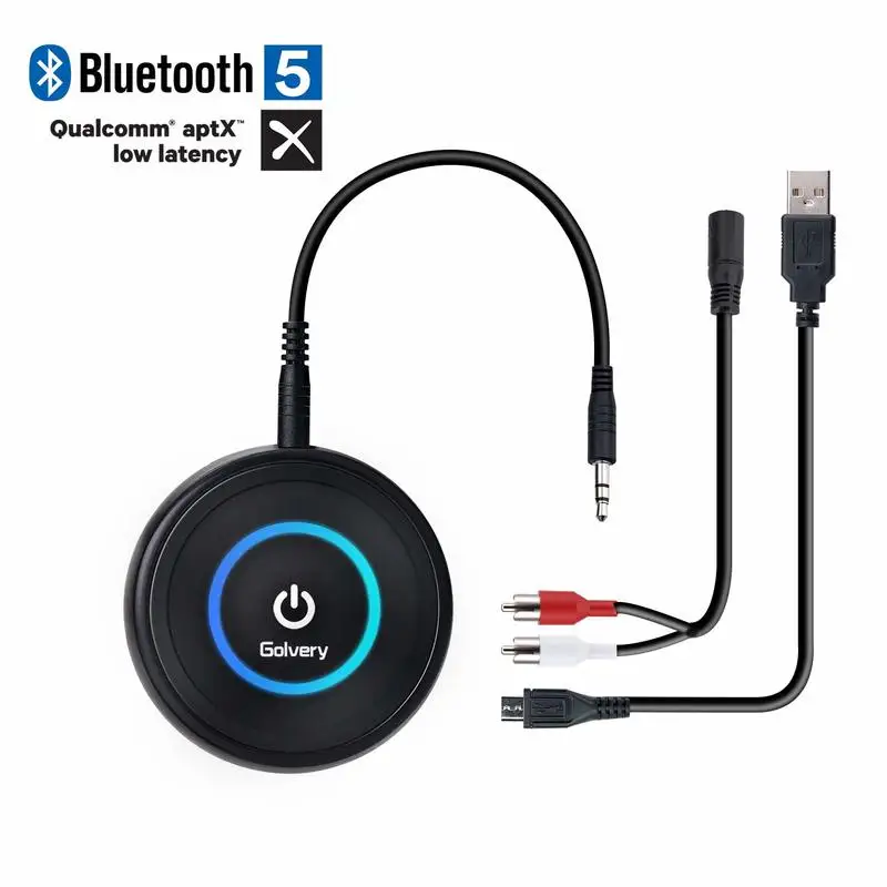 2 в 1 последний Bluetooth V5.0 аудио передатчик приемник с APTX низкой задержкой