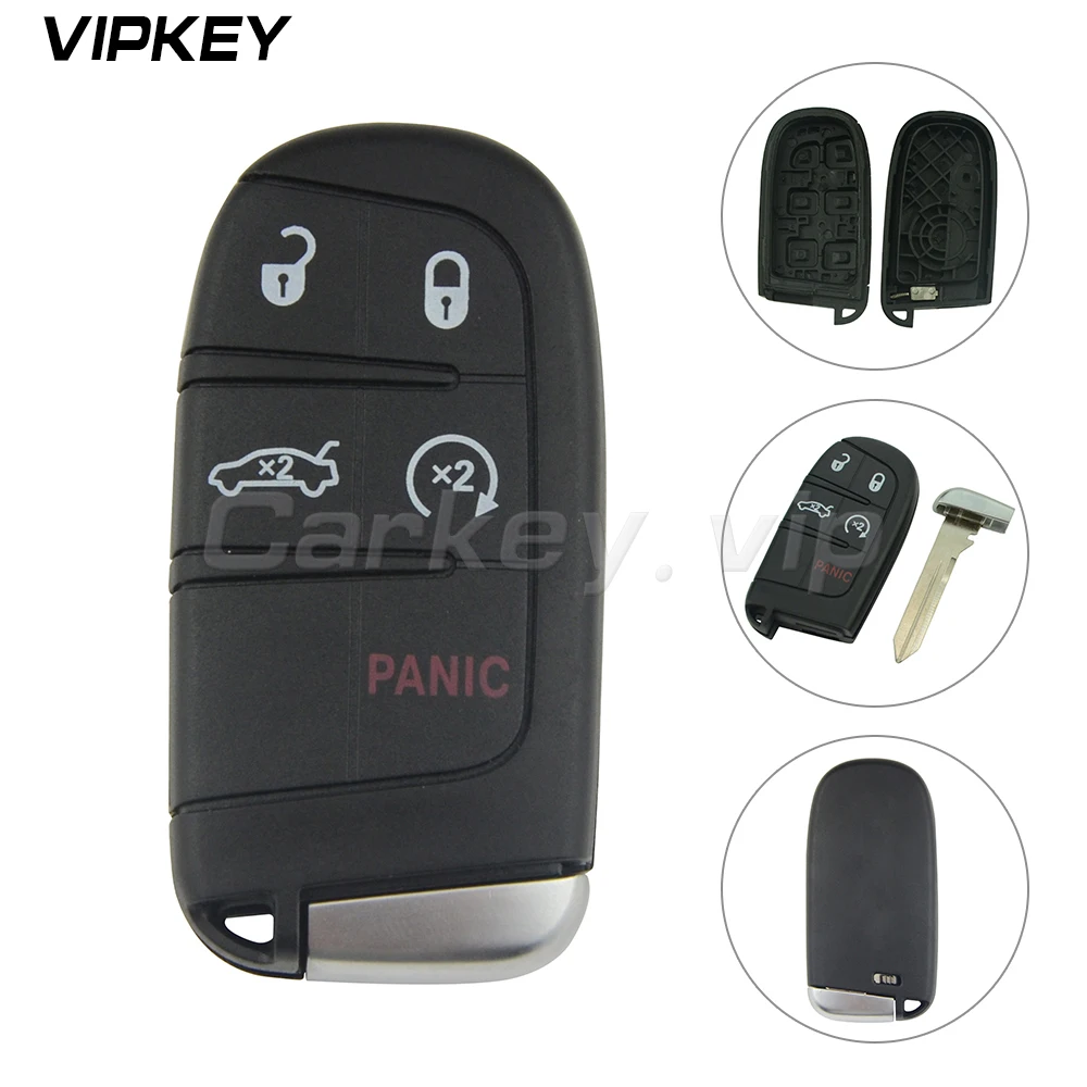 Чехол для смарт ключей Remotekey чехол 5 кнопок Chrysler 200 300 Для Dodge Durango Jeep 2014 2015 2016 2017 M3N