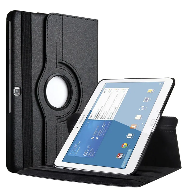 Вращающийся на 360 градусов чехол для планшета Samsung Galaxy Tab 4 10 1 дюйма флип-чехол из